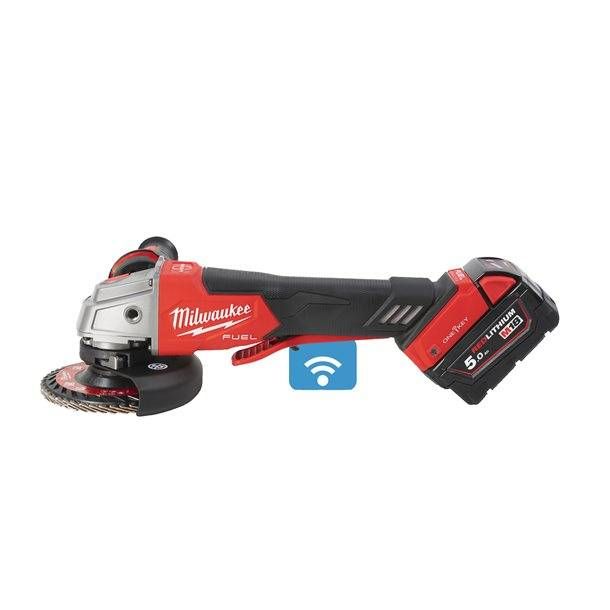 Кутошліфувальна машина 125мм MILWAUKEE M18 ONEFSAG 125XPDB-502X FUEL 4933478435