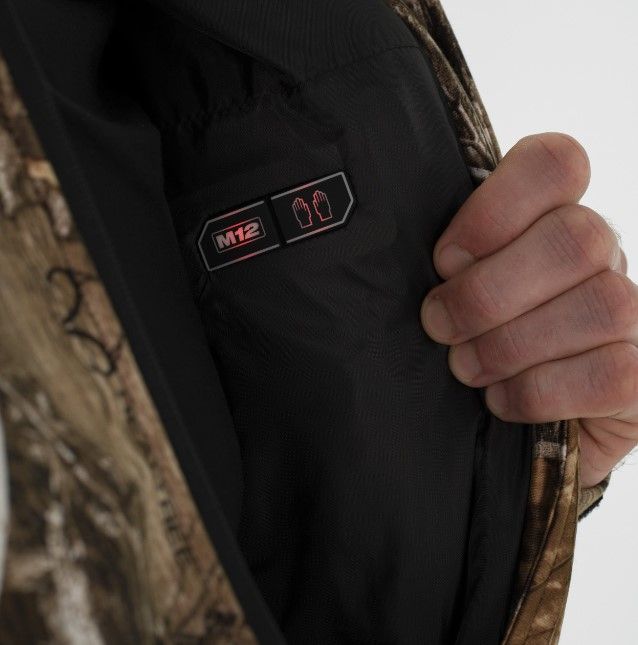 Куртка з підігрівом MILWAUKEE, M12 HJCAMO6-0(XXXL), камуфляжна (розмір XXXL)
