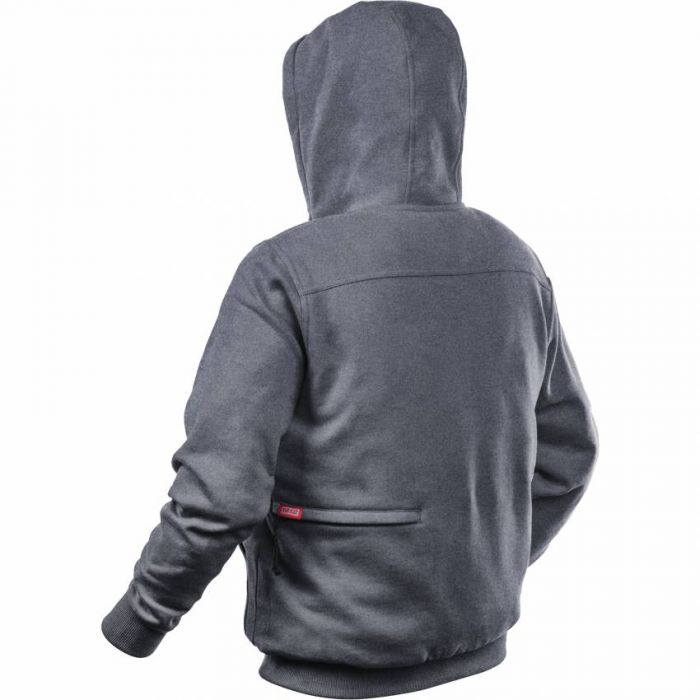 Куртка (толстовка) з електропідігрівом акумуляторна MILWAUKEE, M12 HH GREY3-0 (XL), сіра