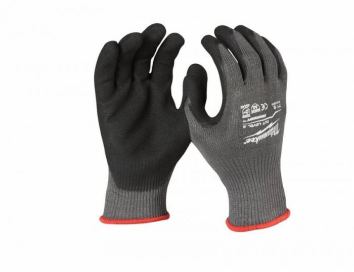 Рукавиці MILWAUKEE з опором порізам 5, розмір S/7 (Багатоштучна упаковка - 144 пари)