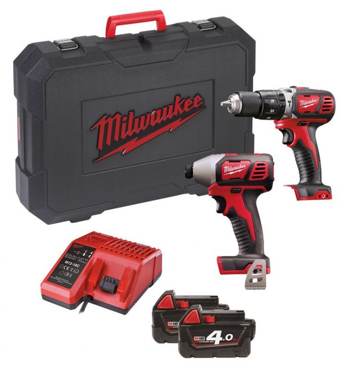 Набір з двох інструментів Milwaukee M18 BPP2C-402C