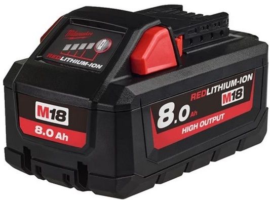 Акумулятор HIGH OUTPUT™ MILWAUKEE, M18 H8 (8Ah)