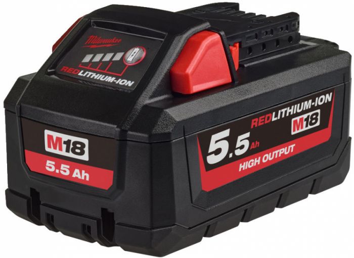 Акумулятор HIGH OUTPUT™ MILWAUKEE, M18 HB5,5 (5,5Ah)