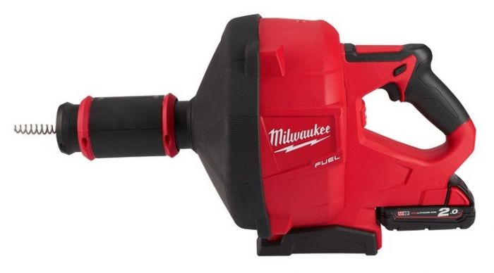 Аккумуляторная прочистная машина MILWAUKEE M18 FUEL FDCPF10-201C Тросиком 10 мм