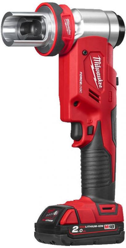 Акумуляторний гідравлічний пробійник MILWAUKEE M18 HKP-201CA ( зарядний пристрій, 1 акум.X M18 B2 (2Ач)