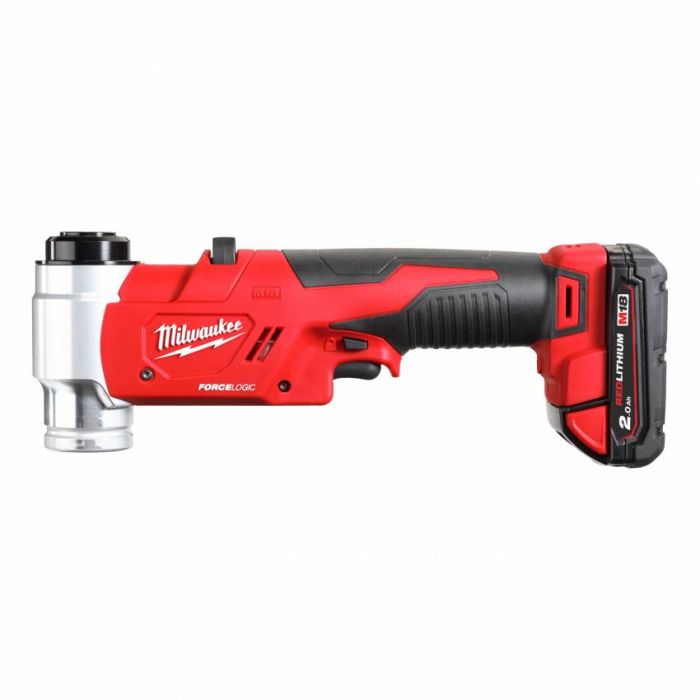 Акумуляторний гідравлічний пробійник MILWAUKEE M18 HKP-201CA ( зарядний пристрій, 1 акум.X M18 B2 (2Ач)