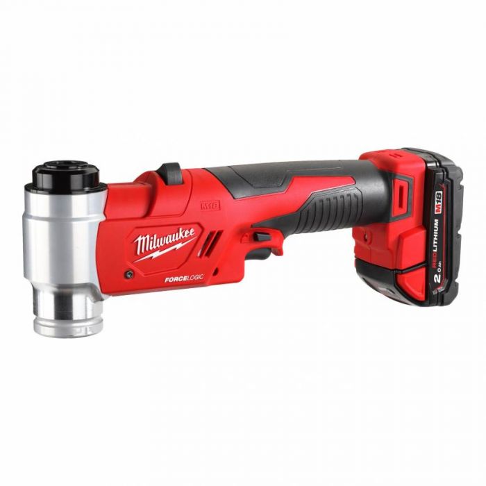 Акумуляторний гідравлічний пробійник MILWAUKEE M18 HKP-201CA ( зарядний пристрій, 1 акум.X M18 B2 (2Ач)