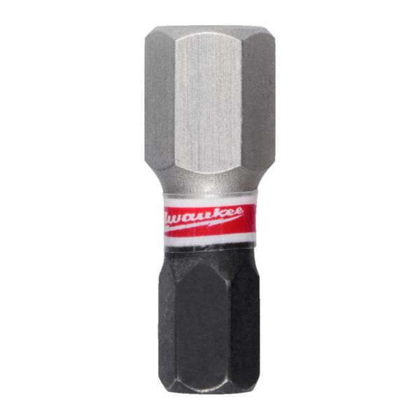 Біта SHOCKWAVE MILWAUKEE, Hex8, 25мм, (3шт)