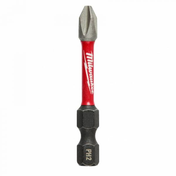 Біта SHOCKWAVE MILWAUKEE, PH2, 50мм (1шт); блістер