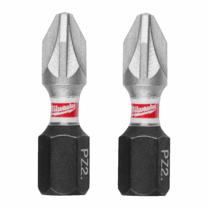 Біта SHOCKWAVE MILWAUKEE, PZ2, 25мм, (3шт)
