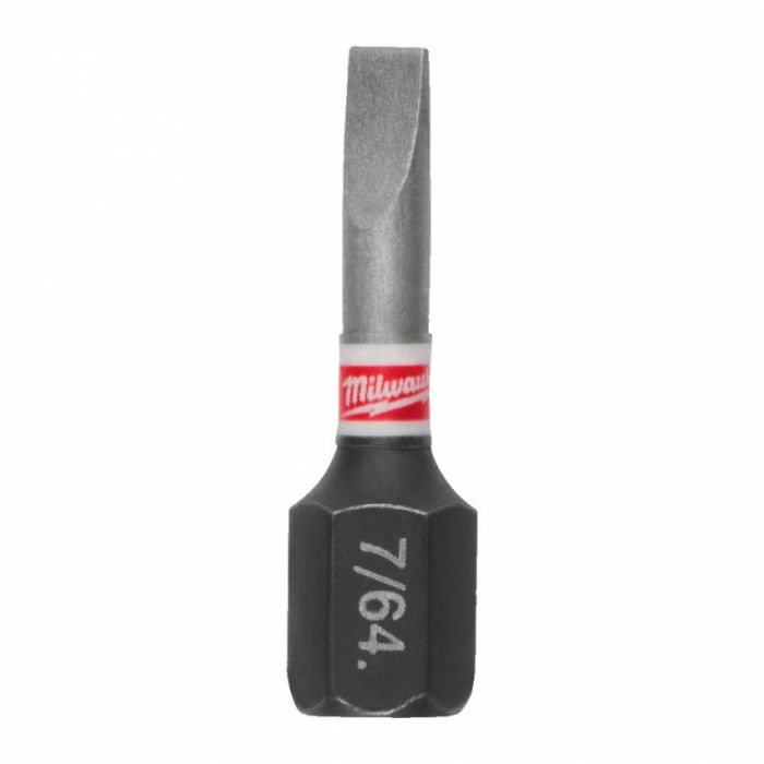 Біта SHOCKWAVE MILWAUKEE, SL0,6x4,5, 25мм, (3шт)