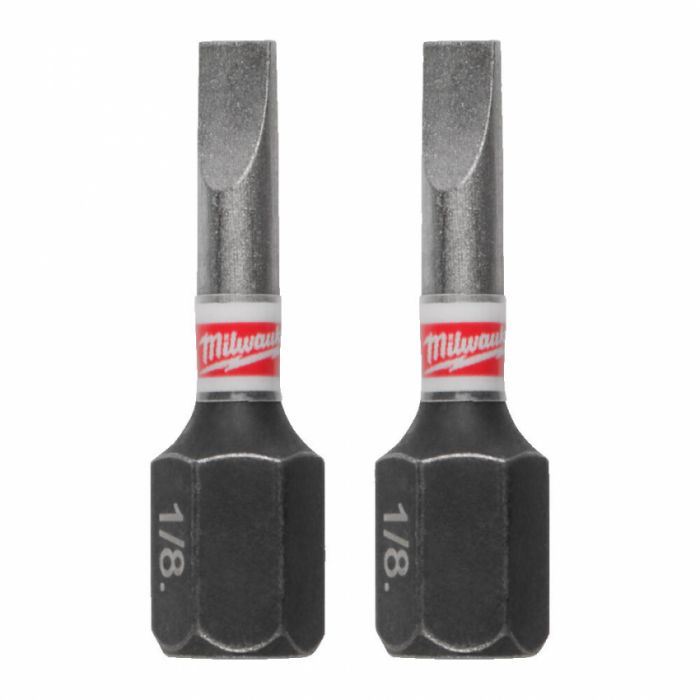 Біта SHOCKWAVE MILWAUKEE, SL0,8x5,5, 25мм, (3шт)