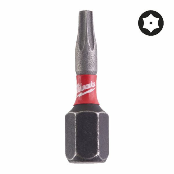 Біта SHOCKWAVE MILWAUKEE, TX BO10, 25мм, (3шт)