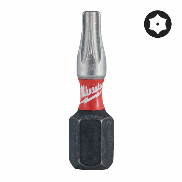 Біта SHOCKWAVE MILWAUKEE, TX BO15, 25мм, (3шт)