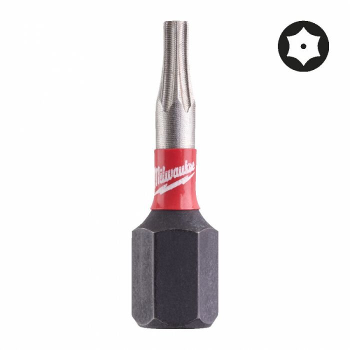 Біта SHOCKWAVE MILWAUKEE, TX BO8, 25мм, (3шт)