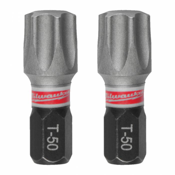 Біта SHOCKWAVE MILWAUKEE, TX50, 25мм, (3шт)