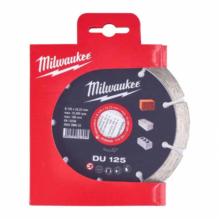 Диск алмазний MILWAUKEE DU 125, Ø125мм