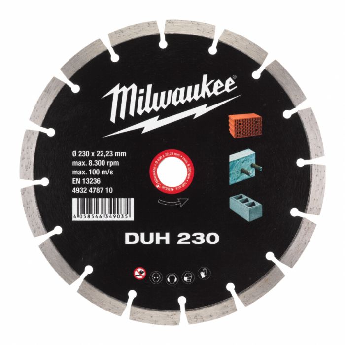 Алмазний диск MILWAUKEE DUH 125, Ø125 мм