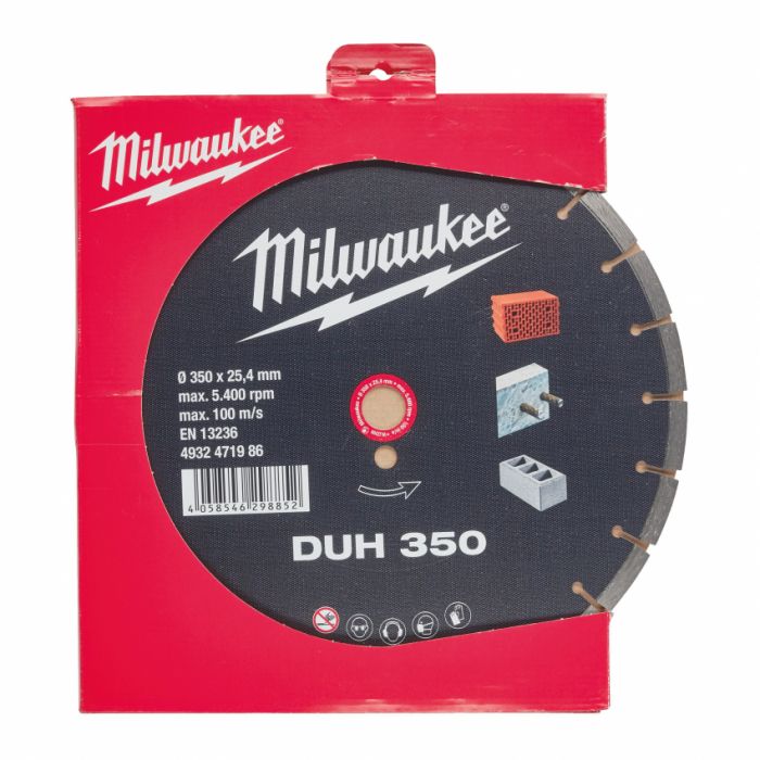 Диск алмазний MILWAUKEE DUH 350, Ø350мм