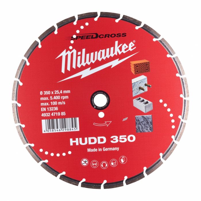 Диск алмазний Speedcross MILWAUKEE HUDD 230, Ø230мм