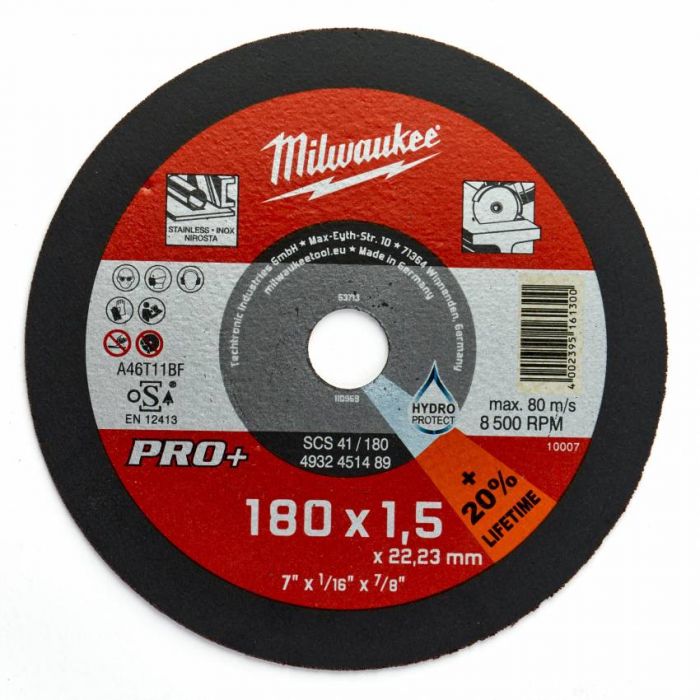 Диск відрізний MILWAUKEE, SCS 41/125х1 PRO, Ø125мм