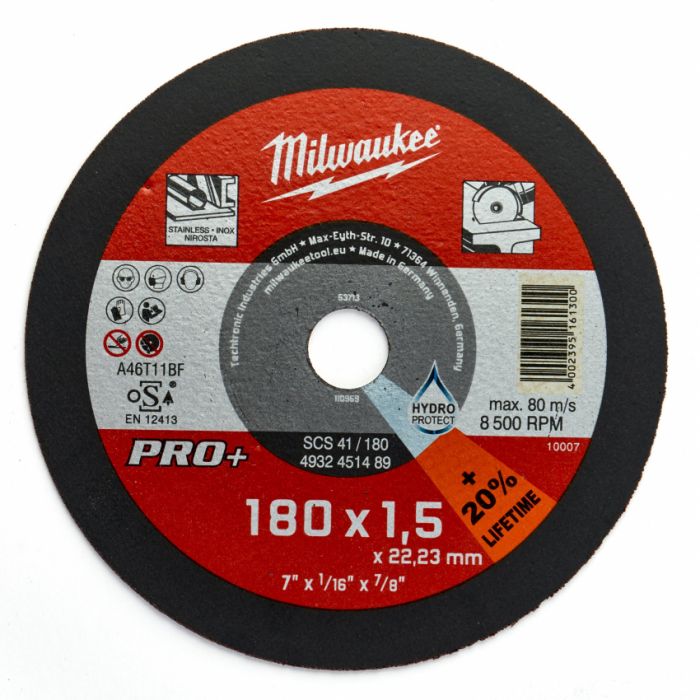 Диск відрізний MILWAUKEE, SCS 41/230х1,9 PRO, Ø230мм