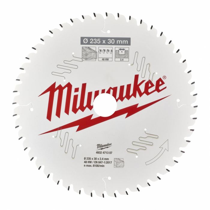 Диск пильний MILWAUKEE, Ø160х20мм, 52 зуб.