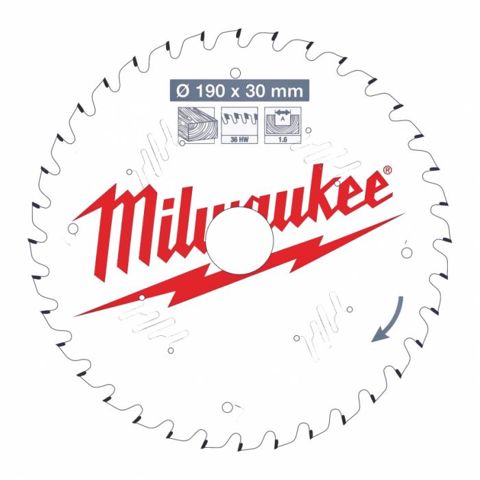 Диск пильний MILWAUKEE, Ø160х20мм, 52 зуб.