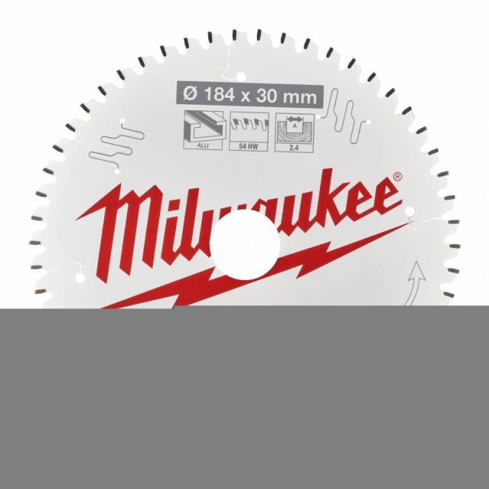 Диск пильний MILWAUKEE, Ø184/15,8мм, 24 зуб.