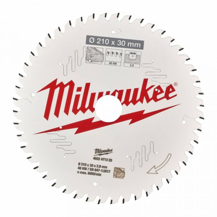 Диск пильний MILWAUKEE, Ø184/15,8мм, 24 зуб.