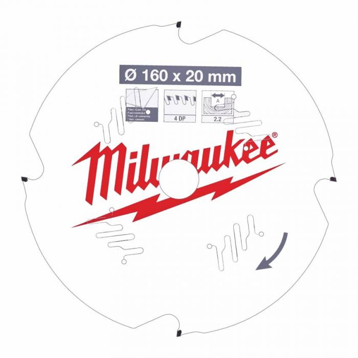 Диск пильний MILWAUKEE, Ø184/30мм, 48 зуб.