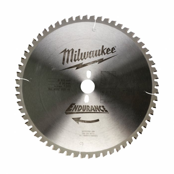 Диск пильний MILWAUKEE, Ø305х30мм, 60 зуб.