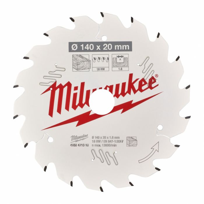 Диск пиляльний Alu PFTE MILWAUKEE, Ø184х30х2,4мм, 54 зуб. 1