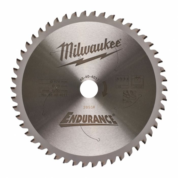 Диск пиляльний Alu PFTE MILWAUKEE, Ø203х5/8"х2,4мм, 58 зуб. 1