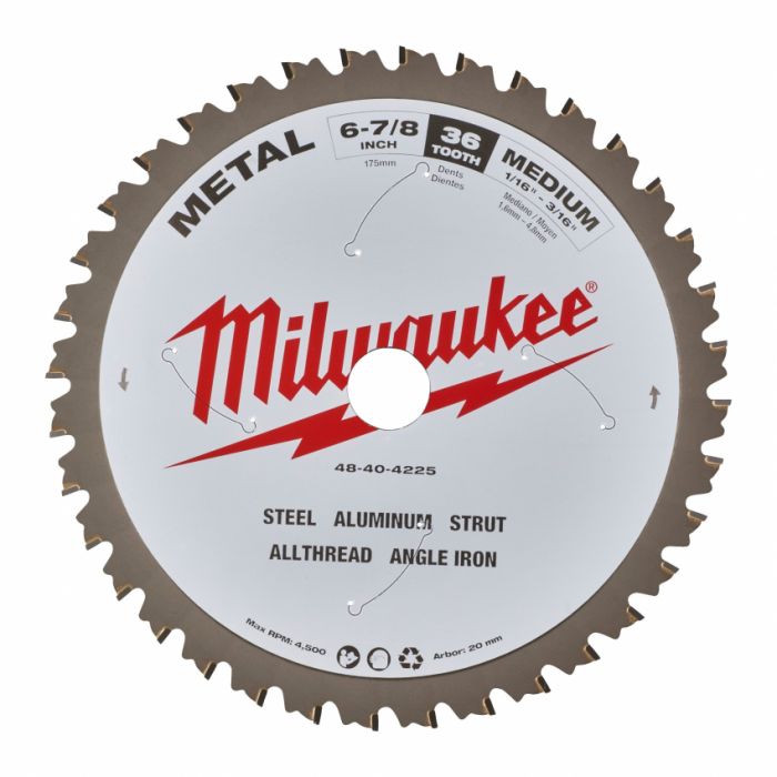 Диск пиляльний Alu PFTE MILWAUKEE, Ø203х5/8"х2,4мм, 58 зуб. 1