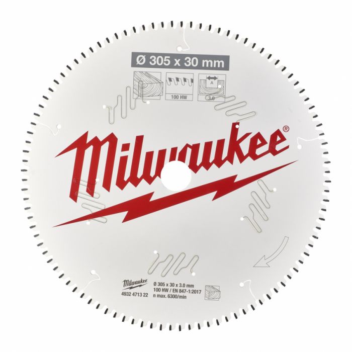 Диск пиляльний Alu PFTE MILWAUKEE, Ø305х30х3,0мм, 96 зуб. 2