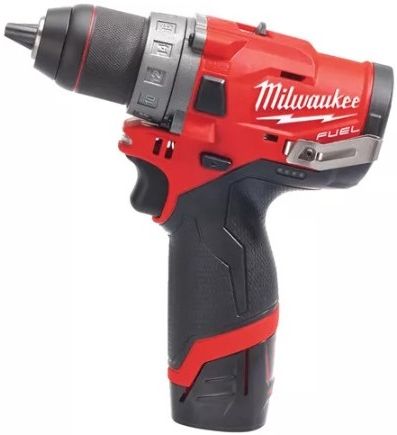 Дриль-шуруповерт акумуляторний MILWAUKEE, M12 FDD-202X, 37Нм (зарядний пристрій, 2 акум.Х 2Ач, HDкейс)