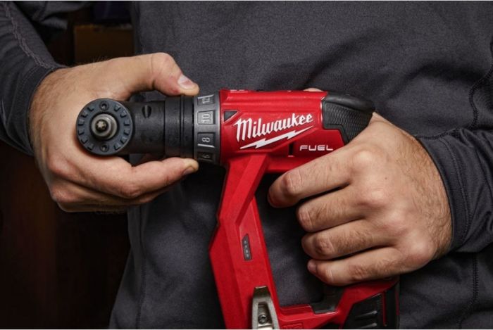 Дриль-шуруповерт акумуляторний MILWAUKEE, M12 FDDXKIT-0X, 34Нм (4 насадки FIXTEC, HD кейс)