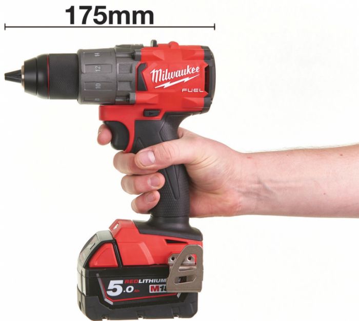 Дриль-шуруповерт акумуляторний MILWAUKEE, M18 FDD2-0X,135Нм, (HDкейс)