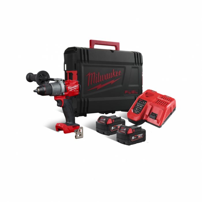 Дриль-шуруповерт акумуляторний MILWAUKEE, M18 FDD2-0X,135Нм, (HDкейс)