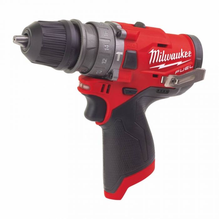 Дриль-шуруповерт із ударом акумуляторний MILWAUKEE, M12 FPDX-0, 37Нм; патрон FIXTEC