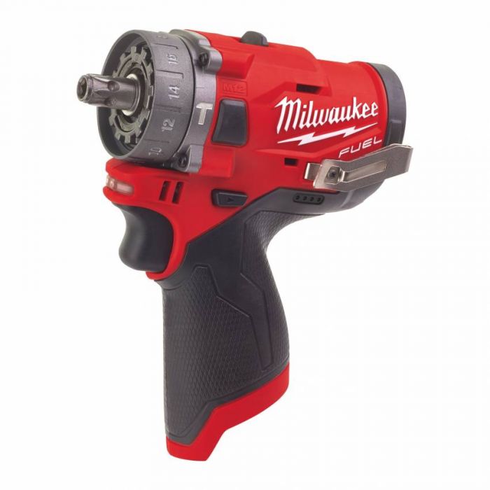 Дриль-шуруповерт із ударом акумуляторний MILWAUKEE, M12 FPDX-0, 37Нм; патрон FIXTEC