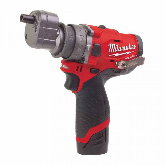 Дриль-шуруповерт із ударом акумуляторний MILWAUKEE, M12 FPDX-0, 37Нм; патрон FIXTEC