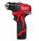 Дриль-шурупокрут акумуляторний MILWAUKEE M12 BLDDRC-202C (40Нм) (ЗП+2ак.Х2Аг+кейс)