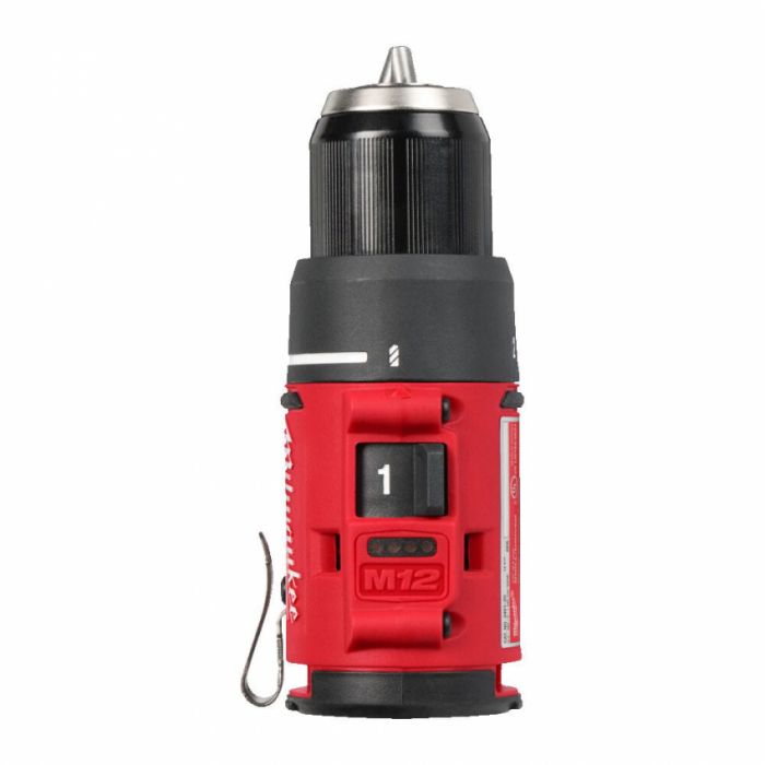 Дриль-шурупокрут акумуляторний MILWAUKEE M12 BLDDRC-402C 40Нм (+ заряд.пристрій, 2 акум., кейс)