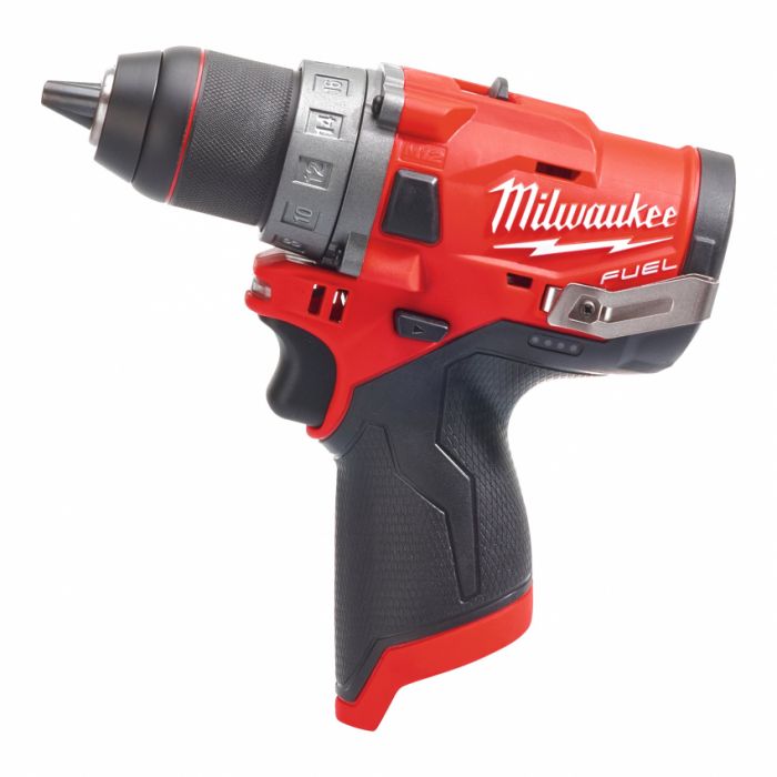 Дриль-шуруповерт акумуляторний MILWAUKEE, M12 FDD-202X, 37Нм (зарядний пристрій, 2 акум.Х 2Ач, HDкейс)