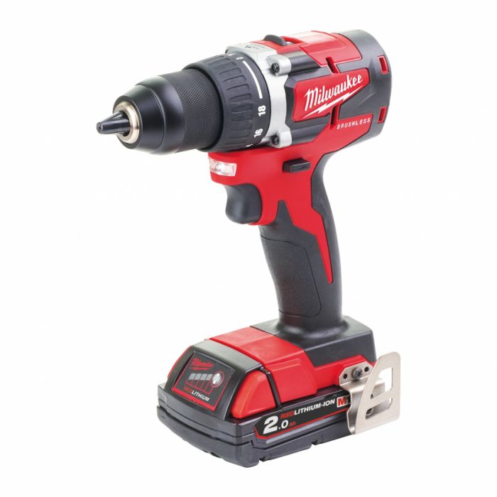 Дриль-шуруповерт акумуляторний MILWAUKEE, M18 CBLDD-0, 60Нм