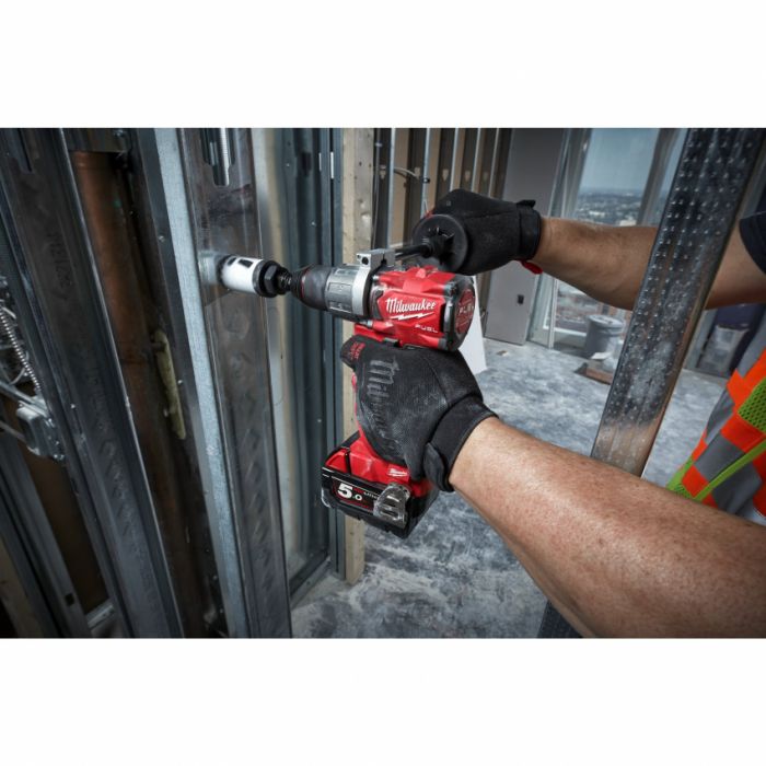 Дриль-шуруповерт акумуляторний MILWAUKEE, M18 FDD2-502X,135Нм (зарядний пристрій, 2 акум.Х 5Ач, HDкейс)