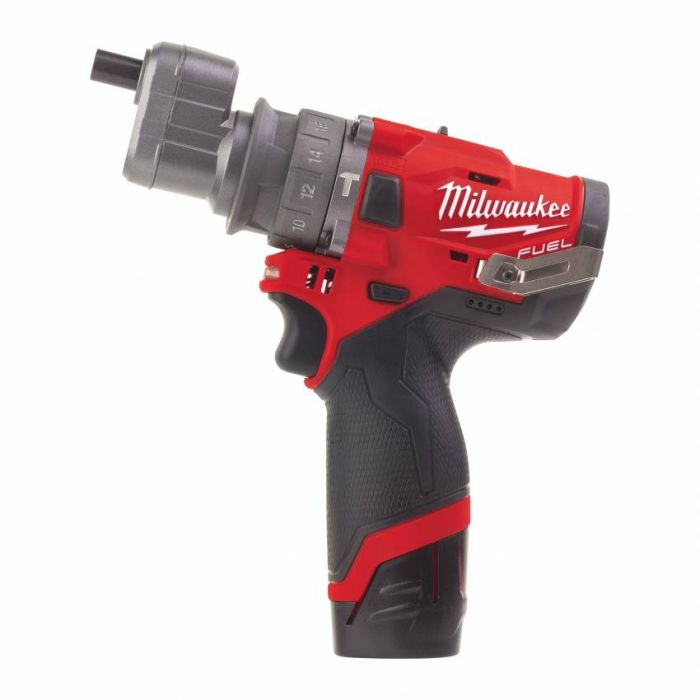 Дриль-шуруповерт із ударом акумуляторний MILWAUKEE, M12 FPDX-0, 37Нм; патрон FIXTEC