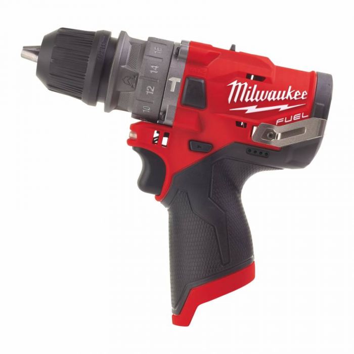 Дриль-шуруповерт із ударом акумуляторний MILWAUKEE, M12 FPDX-0, 37Нм; патрон FIXTEC